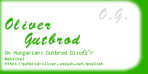 oliver gutbrod business card